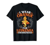 Brave Seahorse I Wear Orange for Leukiemia Awareness Support T-Shirt