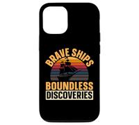 Brave Ships Boundless Discoveries Indigenous Columbus Day Case for iPhone 12/12 Pro