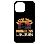 Brave Ships Boundless Discoveries Indigenous Columbus Day Case for iPhone 13 Pro Max