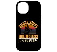 Brave Ships Boundless Discoveries Indigenous Columbus Day Case for iPhone 14