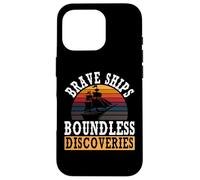 Brave Ships Boundless Discoveries Indigenous Columbus Day Case for iPhone 16 Pro