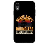 Brave Ships Boundless Discoveries Indigenous Columbus Day Case for iPhone XR