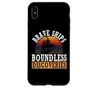 Brave Ships Boundless Discoveries Indigenous Columbus Day Case for iPhone XS Max