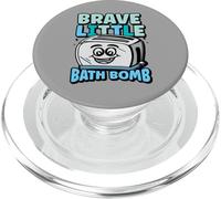 Brave Small Bath Bomb Funny Toaster Bath Bomb PopSockets PopGrip for MagSafe