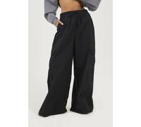 Brave Soul Baggy Cargo Trousers With Pocket Details In Black Black XS