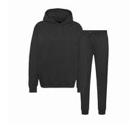BRAVE SOUL Blank Tracksuit Hoodie & Joggers Set-Magnet-XX-Large
