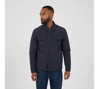 Brave Soul Borg Lined Zip-Up Shacket - Navy - Navy - L