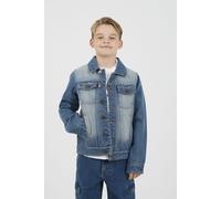 Brave Soul Boy's Denim Jacket in Blue | Size: 7-8 Years Brave Soul Blue 7-8 Years
