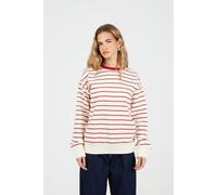 Brave Soul Classic Stripe Crew Neck Womens Sweatshirt - - Size: M