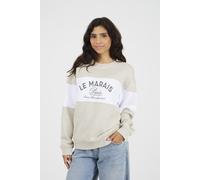 Brave Soul Contrast Stripe Panel Crew Neck Womens Sweatshirt - - Size: XS