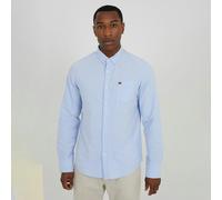 Brave Soul Cotton Long Sleeve Oxford Shirt - Light Blue - Light Blue - XXL