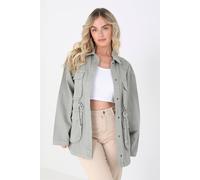 Brave Soul Cotton Twill Utility Jacket In Light Khaki Light Khaki 12