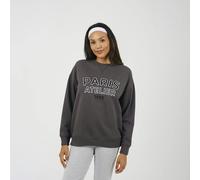 Brave Soul Crew Neck Embroidered Sweatshirt - Charcoal - Charcoal - M