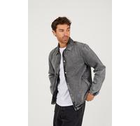Brave Soul Men's Denim Coach Style Jacket in Grey | Size: XL Brave Soul Grey XL