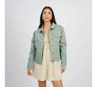 Brave Soul Denim Jacket - Khaki - Khaki - 8