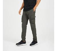 Brave Soul Elasticated Waist Cargo Style Trousers - Khaki - Khaki - 36