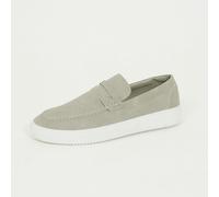 Brave Soul Faux Suede Loafers - Grey - 7 - Grey