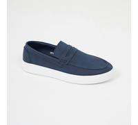 Brave Soul Faux Suede Loafers - Navy - Navy - 7