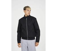 Brave Soul Faux Suede Bomber Jacket - Black - Black - S