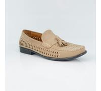 Brave Soul Faux Suede Woven Loafers - Light Sand - Light Sand - 8