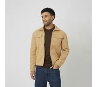 Brave Soul Faux Wool Western Style Jacket - Camel - Camel - XL