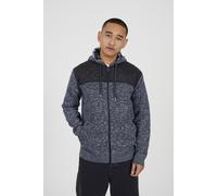 Brave Soul Full Zip Mens Hoodie with Contrast Panel -