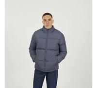 Brave Soul Funnel Neck Padded Jacket - Blue - Blue - XXL