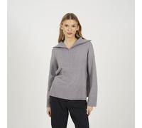 Brave Soul Half Zip Knitted Jumper - Grey - S - Grey