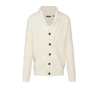 BRAVE SOUL Harington Button Through Cardigan-Oatmeal-Medium
