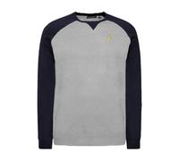 BRAVE SOUL Higgs Contrast Raglan Sleeves Knitted Jumper-Midnight-Large