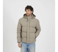 Brave Soul Hooded Padded Jacket - Taupe - Taupe - M