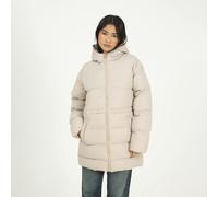 Brave Soul Hooded Padded Jacket With Drawcord Waist - Stone - Stone - 16