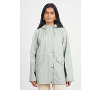 Brave Soul Hooded Rain Mac In Pale Green Pale Green 16