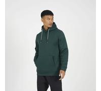 Brave Soul Hoodie with Crossover Neck - Dark Green - Dark Green - S
