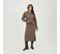 Brave Soul Women's Knitted Jumper & Midi Skirt Set in Brown | Size: Large Brave Soul Brown L