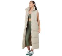 BRAVE SOUL Ladies TONEY Padded Puffer Extra Long Gilet Quilted Sleeveless Jacket