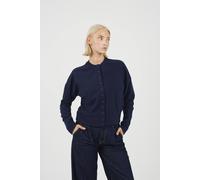 Brave Soul Long Sleeve Button Down Top In Navy Navy XL