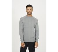 Brave Soul Long Sleeve Ribbed Raglan Jumper - Grey - Grey - XXL