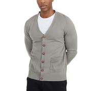 BRAVE SOUL Mens Cardigan Fashion Button Through, Grey, S
