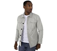 BRAVE SOUL Men's Casual Lightweight Jacket Long Sleeve Collar Formal Travel Pockets