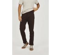 Brave Soul Mens Chocolate Straight Leg Open Hem Joggers - Size X-Large