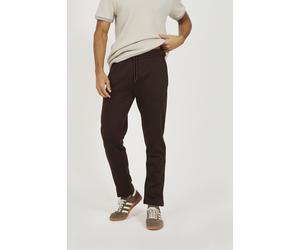 Brave Soul Mens Chocolate Straight Leg Open Hem Joggers - Size X-Large