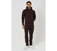Brave Soul Mens Chocolate Zip Through Hoodie & Jogger Co-Ord - Size 2XL