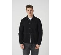 Brave Soul Men's Cotton Twill Patch Pocket Shacket in Black | Size: Small Brave Soul Black S