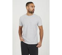 Brave Soul Mens Crew Neck Stripe T-Shirt - White - Size Small
