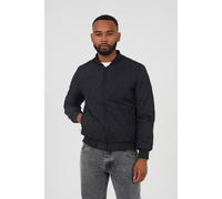 Brave Soul Men's Diamond Quilted Bomber Jacket in Black | Size: Medium Brave Soul Black M