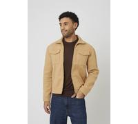 Brave Soul Faux Wool Western Style Jacket - Camel - Camel - S