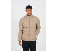 Brave Soul Men's Funnel Neck Padded Jacket in Stone | Size: Medium Brave Soul Stone M