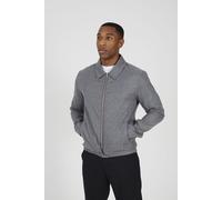 Brave Soul Men's Harrington Style Zip Through Jacket in Grey | Size: Large Brave Soul Grey L