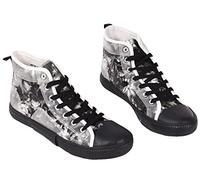 BRAVE SOUL Mens High Top Flat Trainers Lace up Ankle Plimsolls Shoes